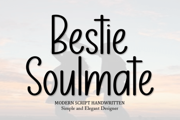 Bestie Soulmate: A Font for Heartfelt and Creative Designs