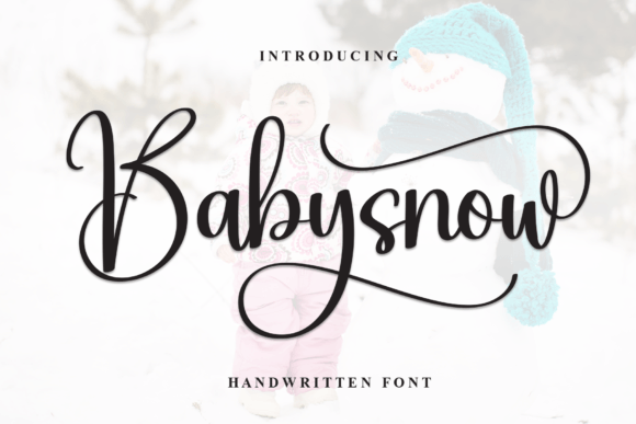 Discover Babysnow: The Fresh Handwritten Font for Modern Design