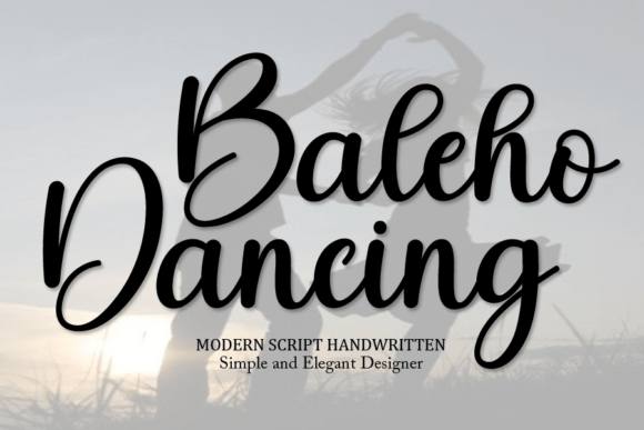 Discover the Free-Spirited Style of Baleho Dancing Typography