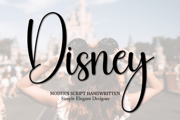 Disney: A Classic Handwritten Script for Timeless Design