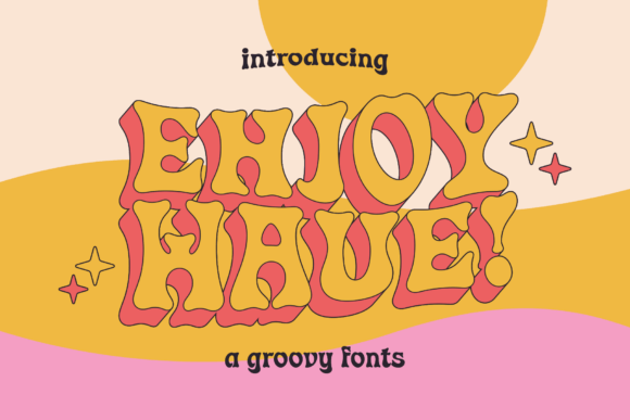 Enjoy Wave: The Groovy Display Font for Retro Modern Design