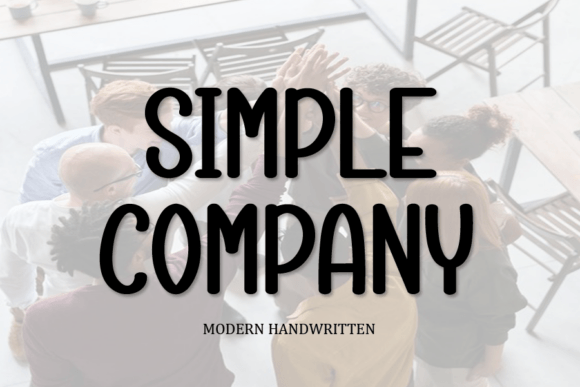 Simple Company: A Handwritten Script for Authentic Branding